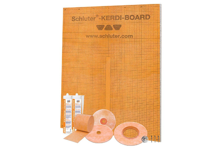 Schluter® KERDI-BOARD-KIT complete bathtub and shower base surround kit