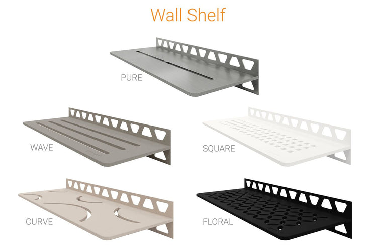 Schluter® SHELF-W rectangular shelf for tiled walls