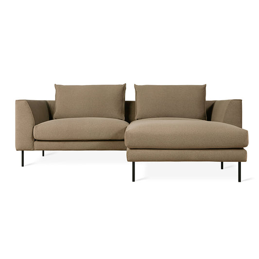 Gus* Modern RENFREW Loft Bi-Sectional - Merino Mocha