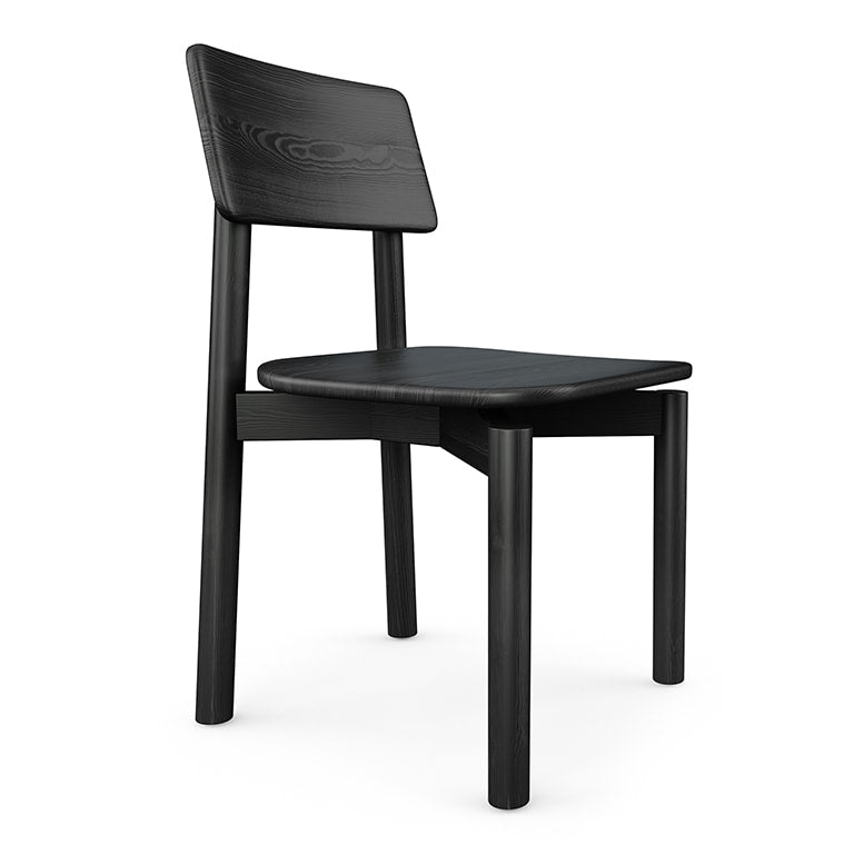 Gus* Modern RIDLEY Black Ash dining chair