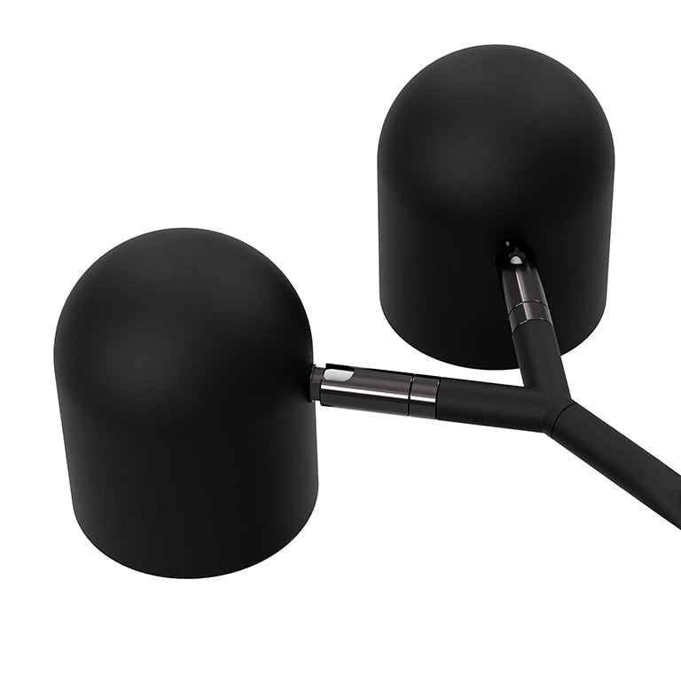 Gus* Modern TANDEM Black floor lamp