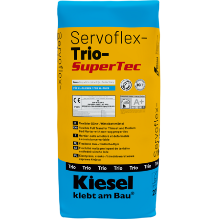 Kiesel SERVOFLEX-Trio-SuperTec grey thinset mortar