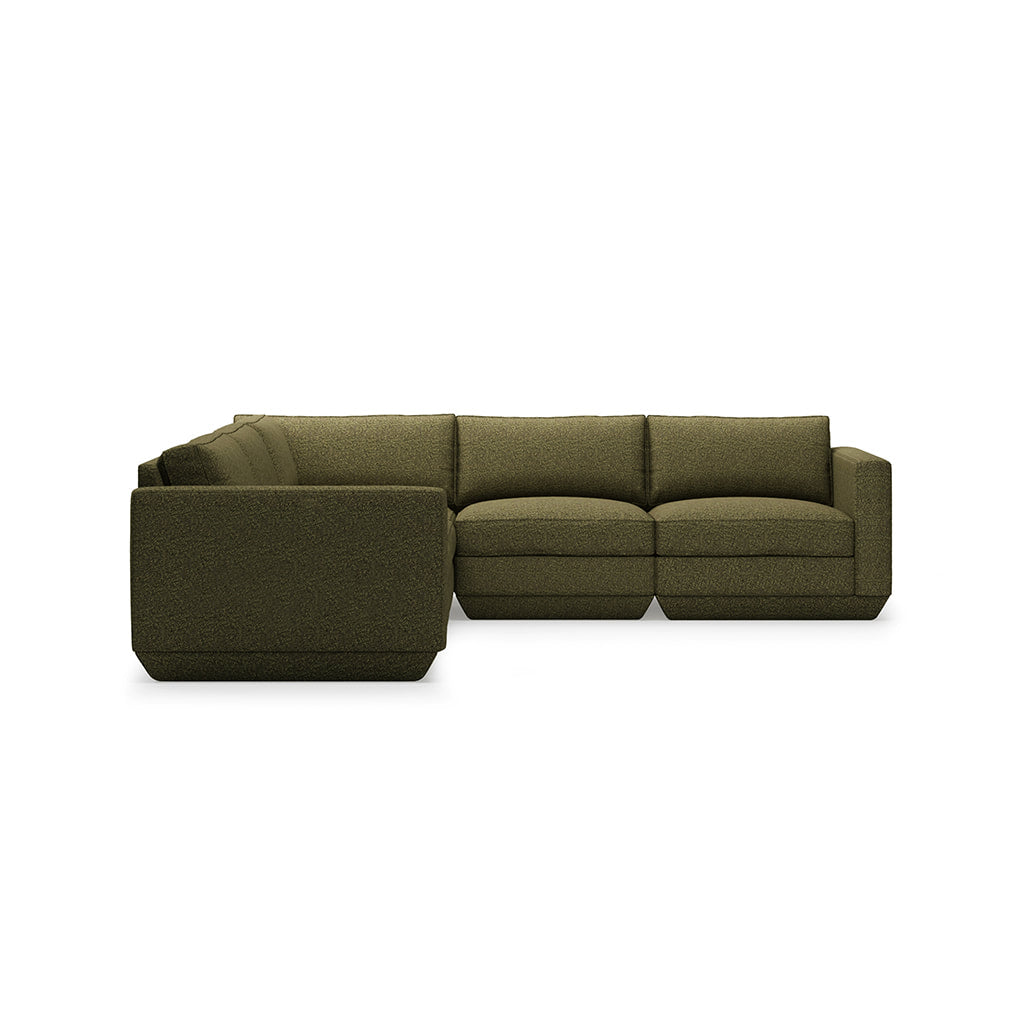 Gus* Modern PODIUM 5PC Corner Sectional - Copenhagen Terra