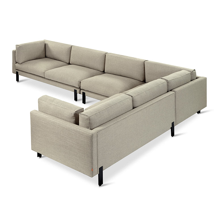 Gus* Modern SILVERLAKE XL Sectional | Right - Andorra Almond