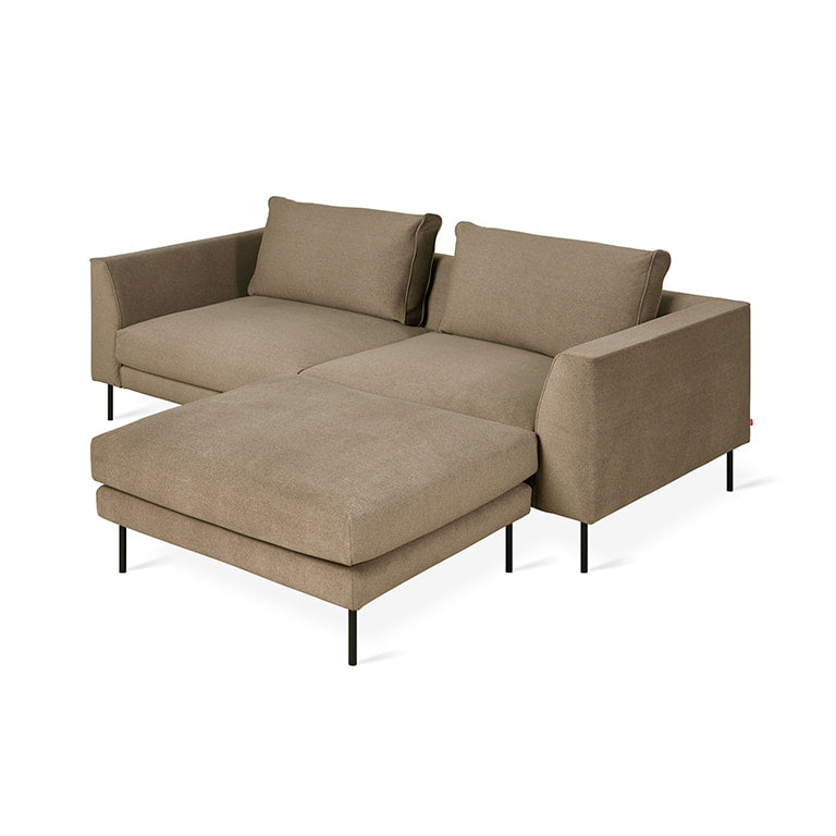 Gus* Modern RENFREW Loft Bi-Sectional - Merino Mocha