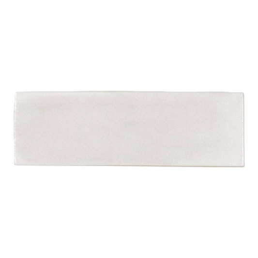 TBRICK Coconut 2 x 6.5 zellige style glossy wall tile