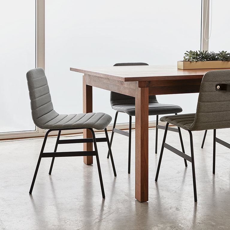 Gus* Modern LECTURE Pixel Shale dining chair