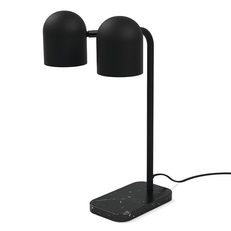 Gus* Modern TANDEM Black table lamp