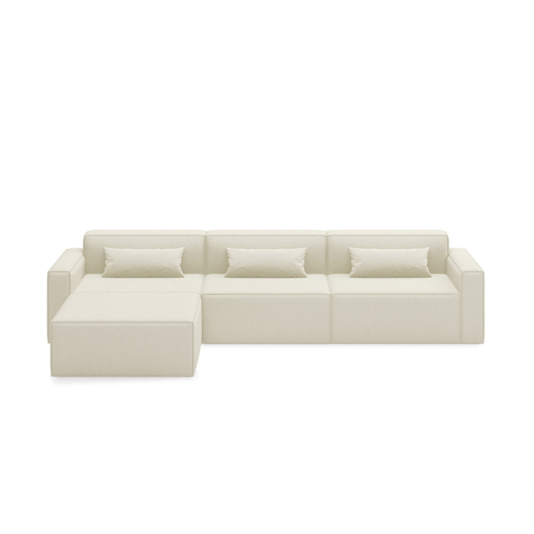 Gus* Modern MIX MODULAR Mowat Sand 4pc sectional