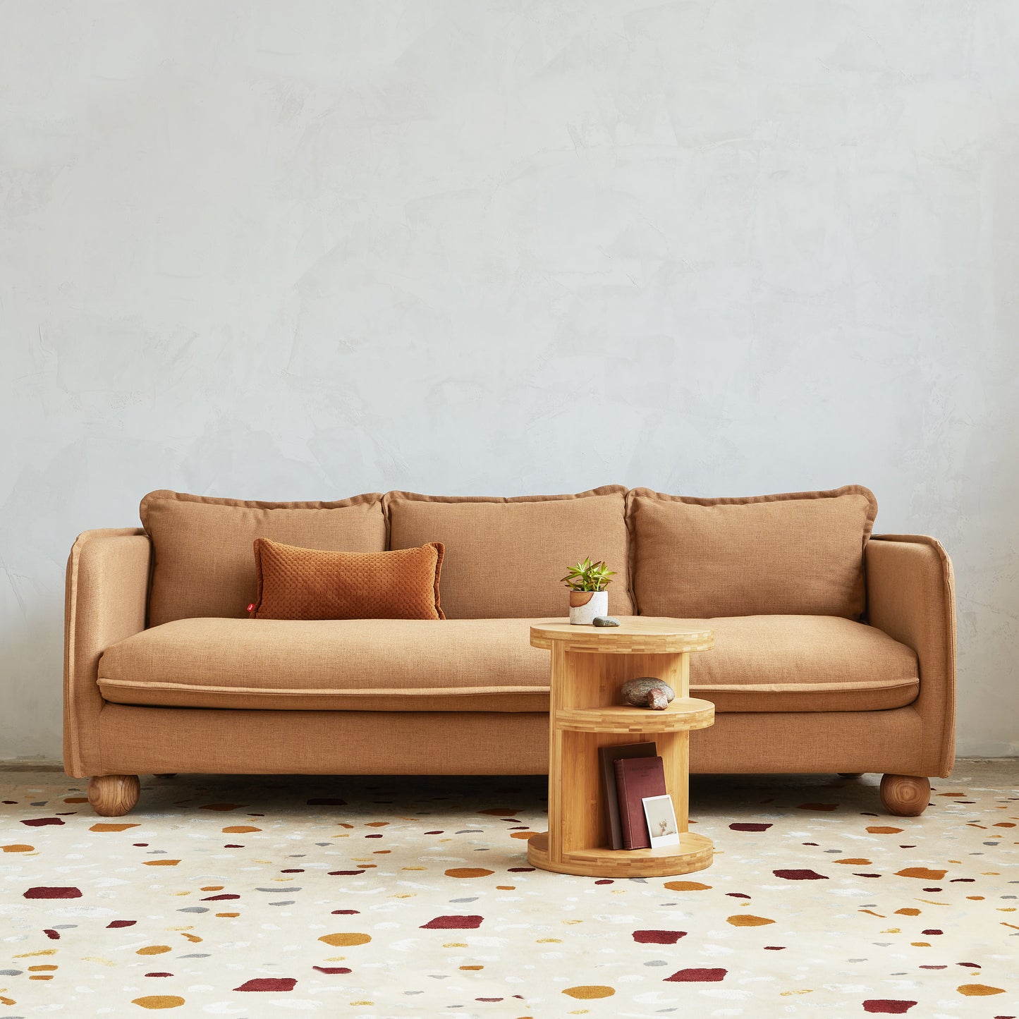Gus* Modern TERRAZ Crema 5 x 8 rug