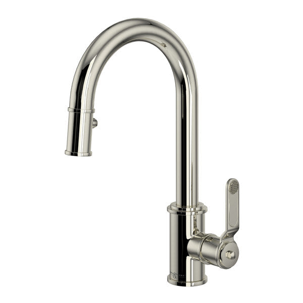 Perrin & Rowe ARMSTRONG™ Polished Nickel pull-down bar / food prep faucet