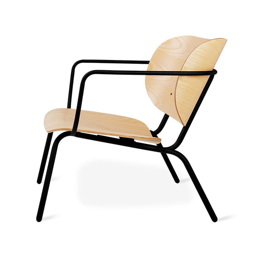 Gus* Modern BANTAM Blonde Ash lounge chair