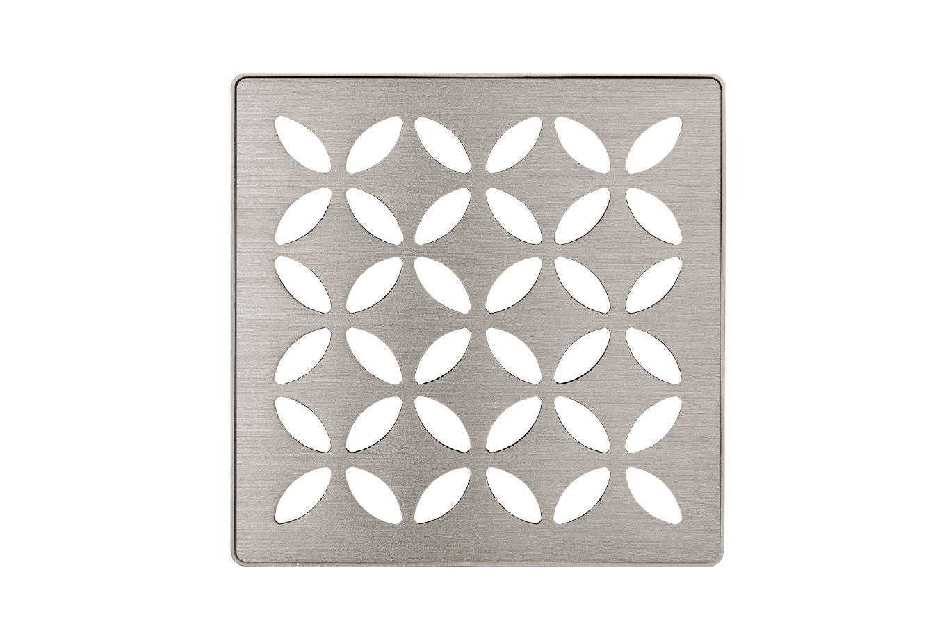 Schluter® FLORAL Brushed Nickel KERDI-DRAIN drain grate