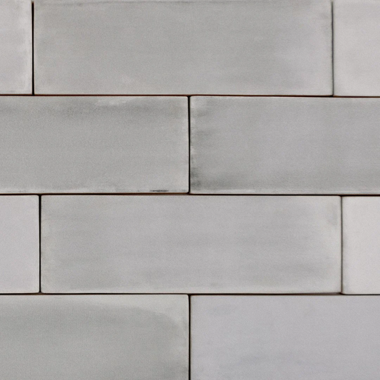 TINT Fog 2 x 6.5 zellige style matte wall tile