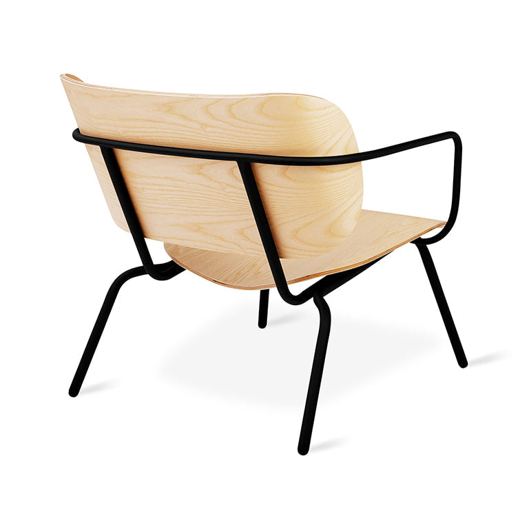 Gus* Modern BANTAM Blonde Ash lounge chair