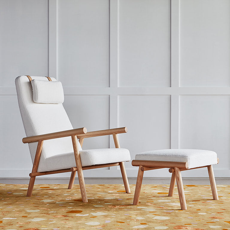 Gus* Modern LABRADOR Auckland Bluff chair & ottoman