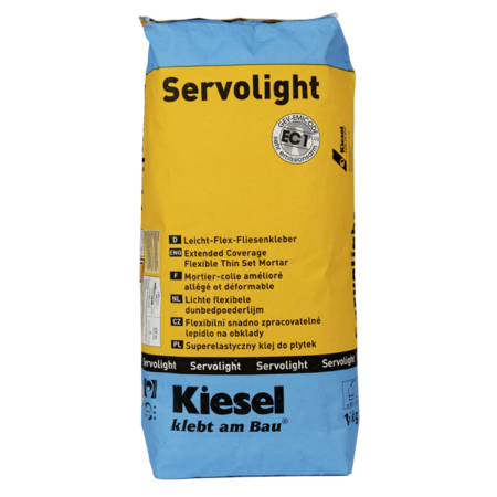 Kiesel SERVOLIGHT grey thinset mortar