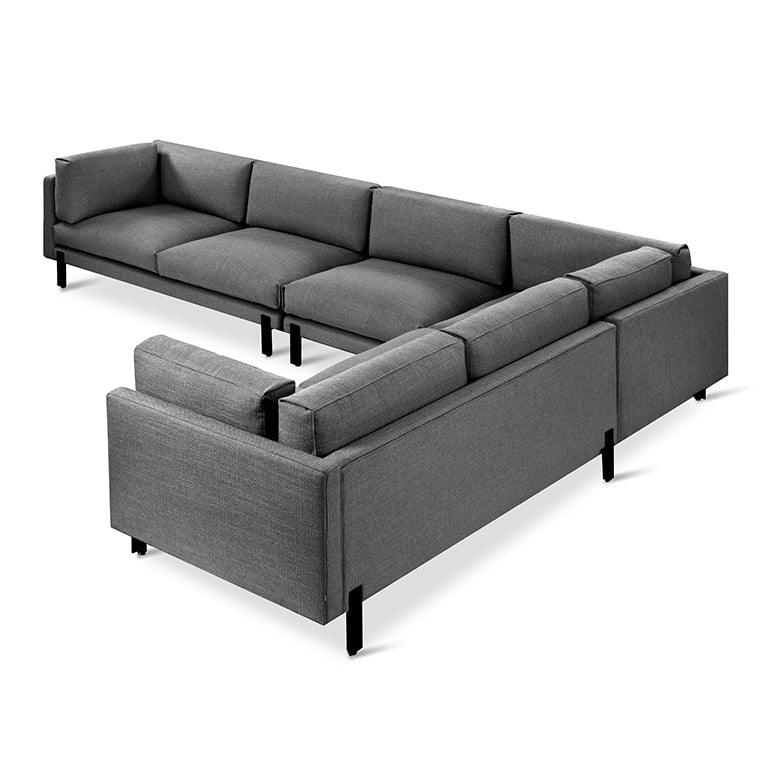 Gus* Modern SILVERLAKE XL Sectional | Right - Andorra Pewter