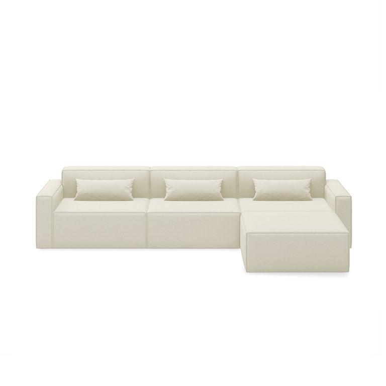 Gus* Modern MIX MODULAR Mowat Sand 4pc sectional