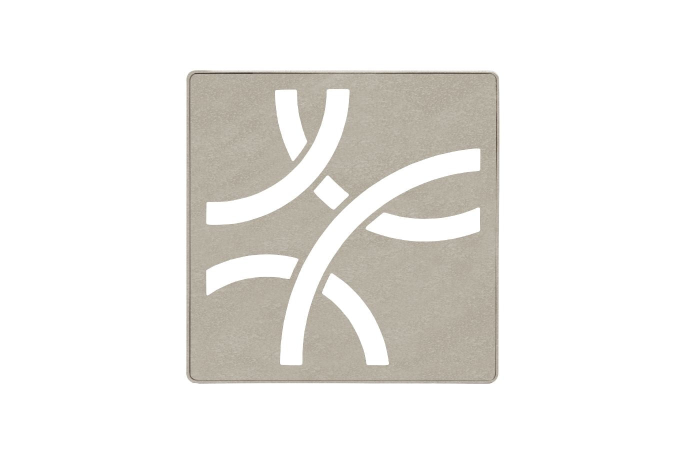 Schluter® CURVE Greige KERDI-DRAIN grate kit