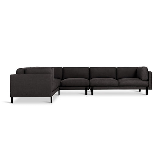 Gus* Silverlake XL Sectional | Left - Andorra Espresso