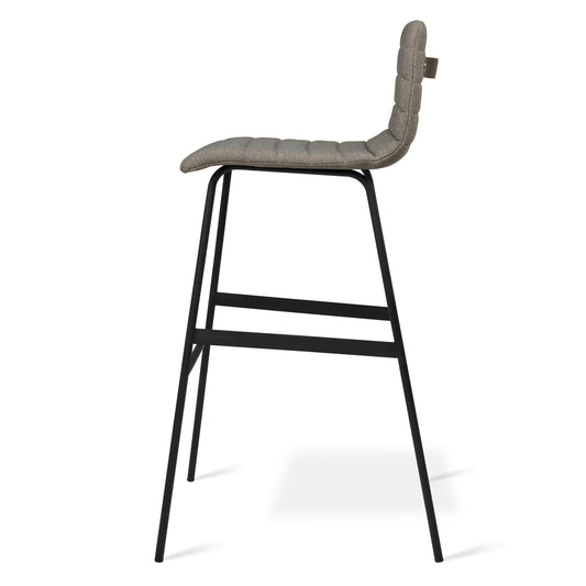 Gus* Modern LECTURE Pixel Truffle upholstered bar stool