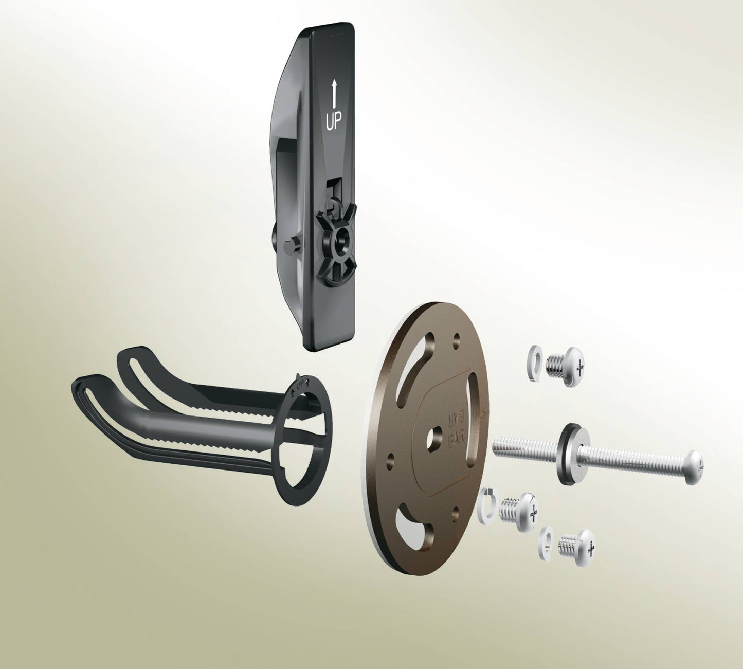 Moen Bronze SecureMount™ anchor and plate (one pair)