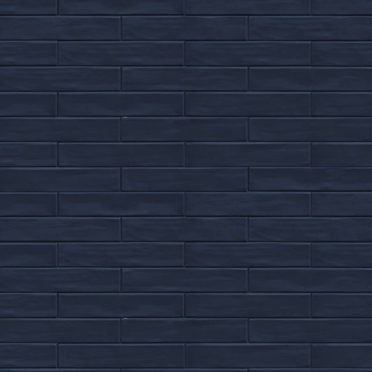 GRACE Nightblue 2 x 10 matte wall tile
