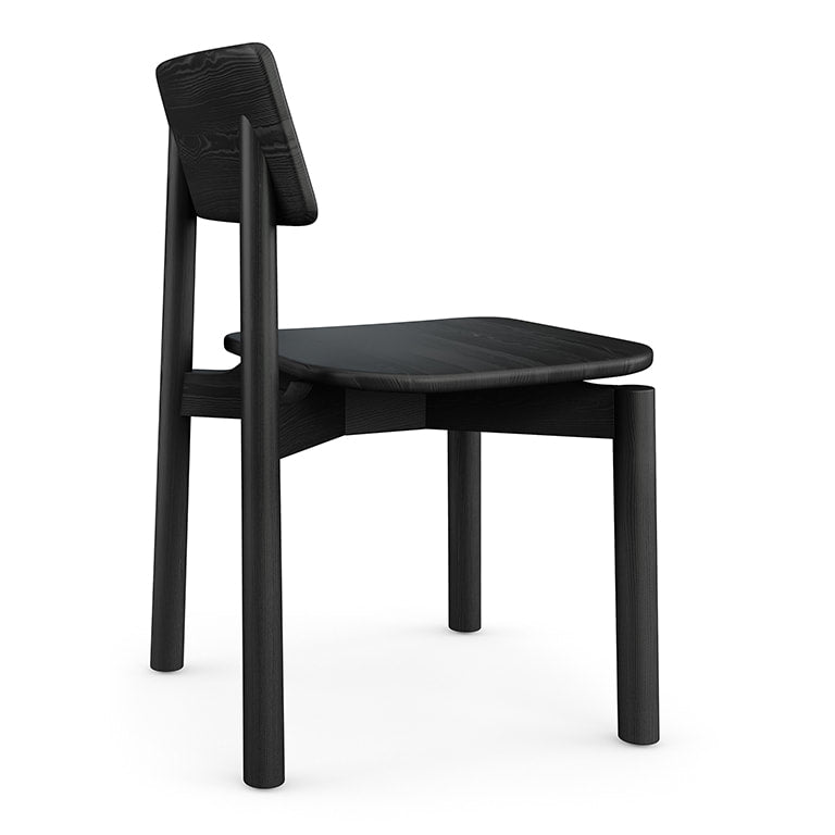 Gus* Modern RIDLEY Black Ash dining chair
