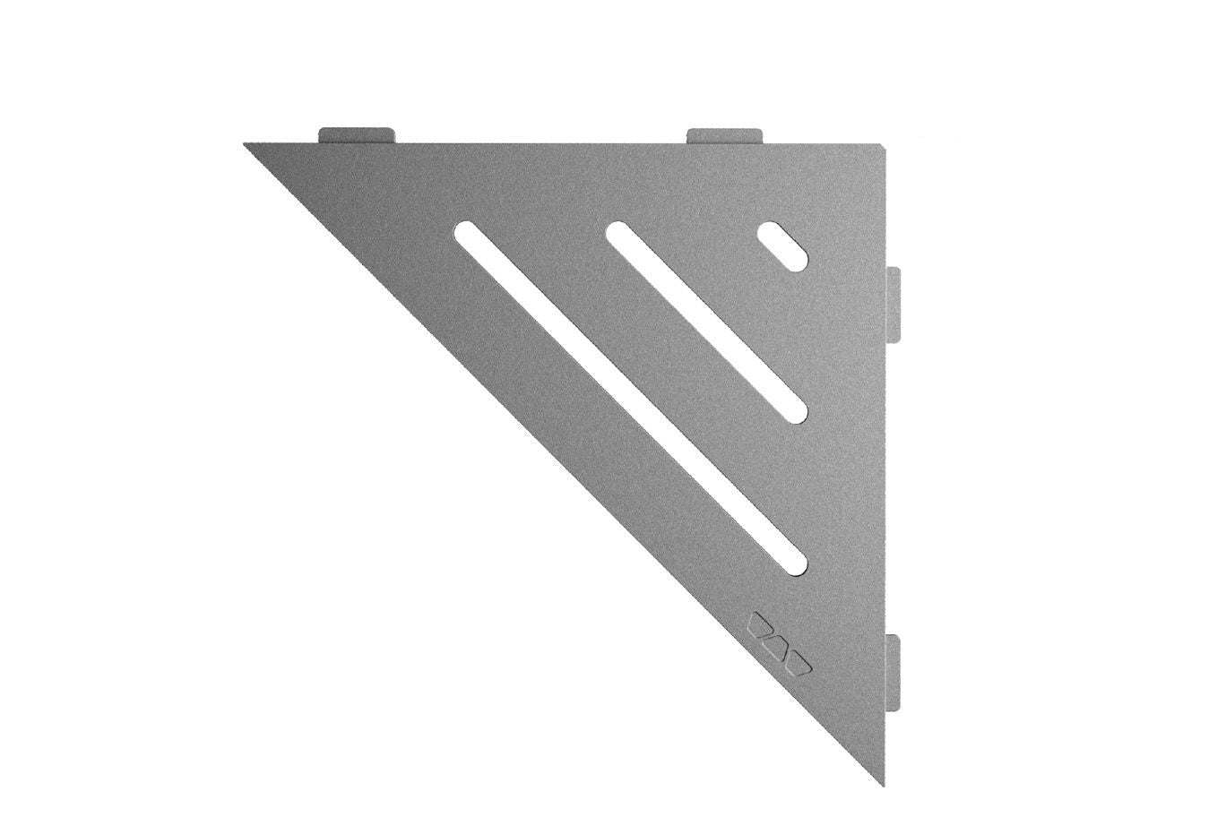 Schluter® WAVE Pewter SHELF-E triangular shelf