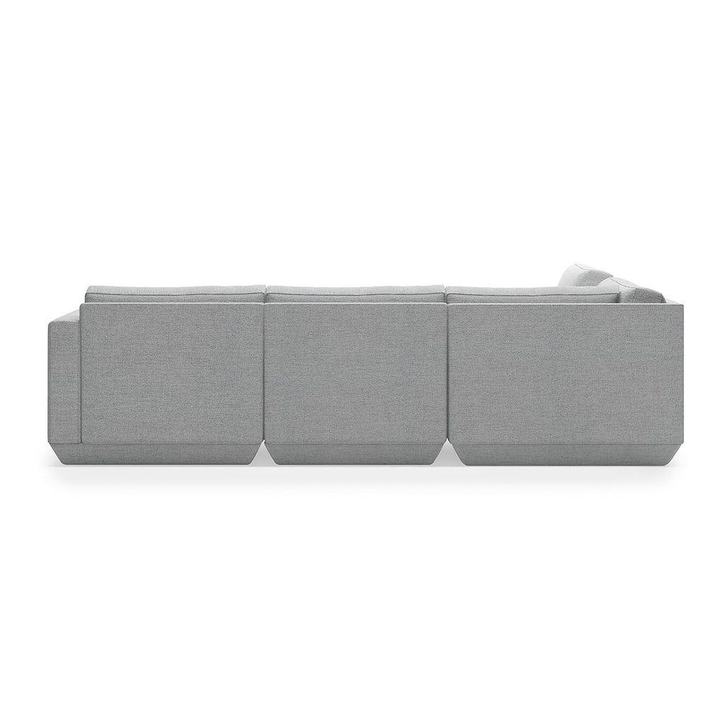Gus* Modern PODIUM 5PC Seating Group A | Left - Bayview Silver