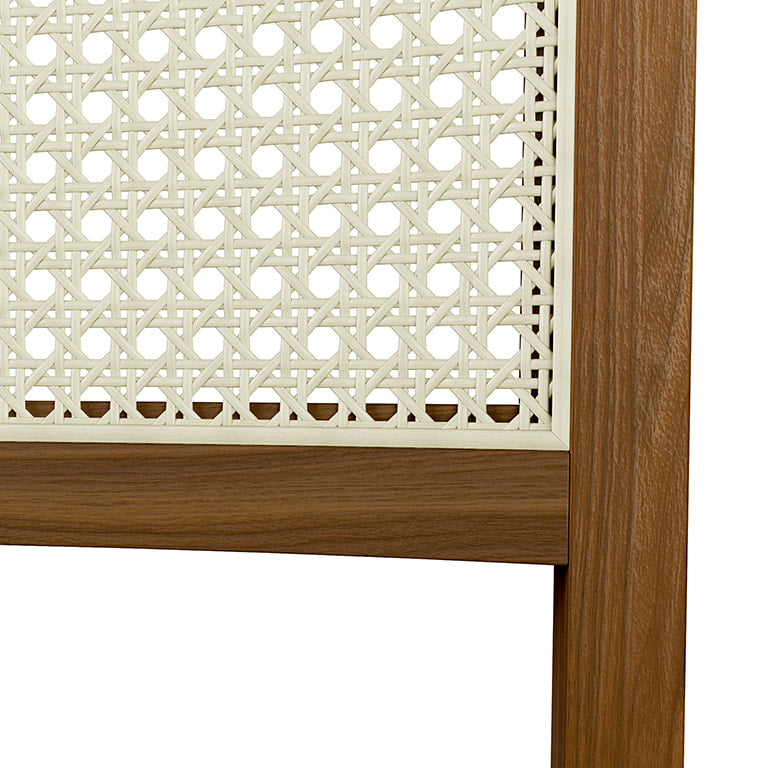 Gus* Modern EGLINTON White Oak w/ Vinyl Noir dining chair