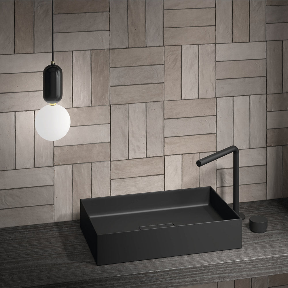 SAHN Aqua 4 x 4 zellige style matte tile