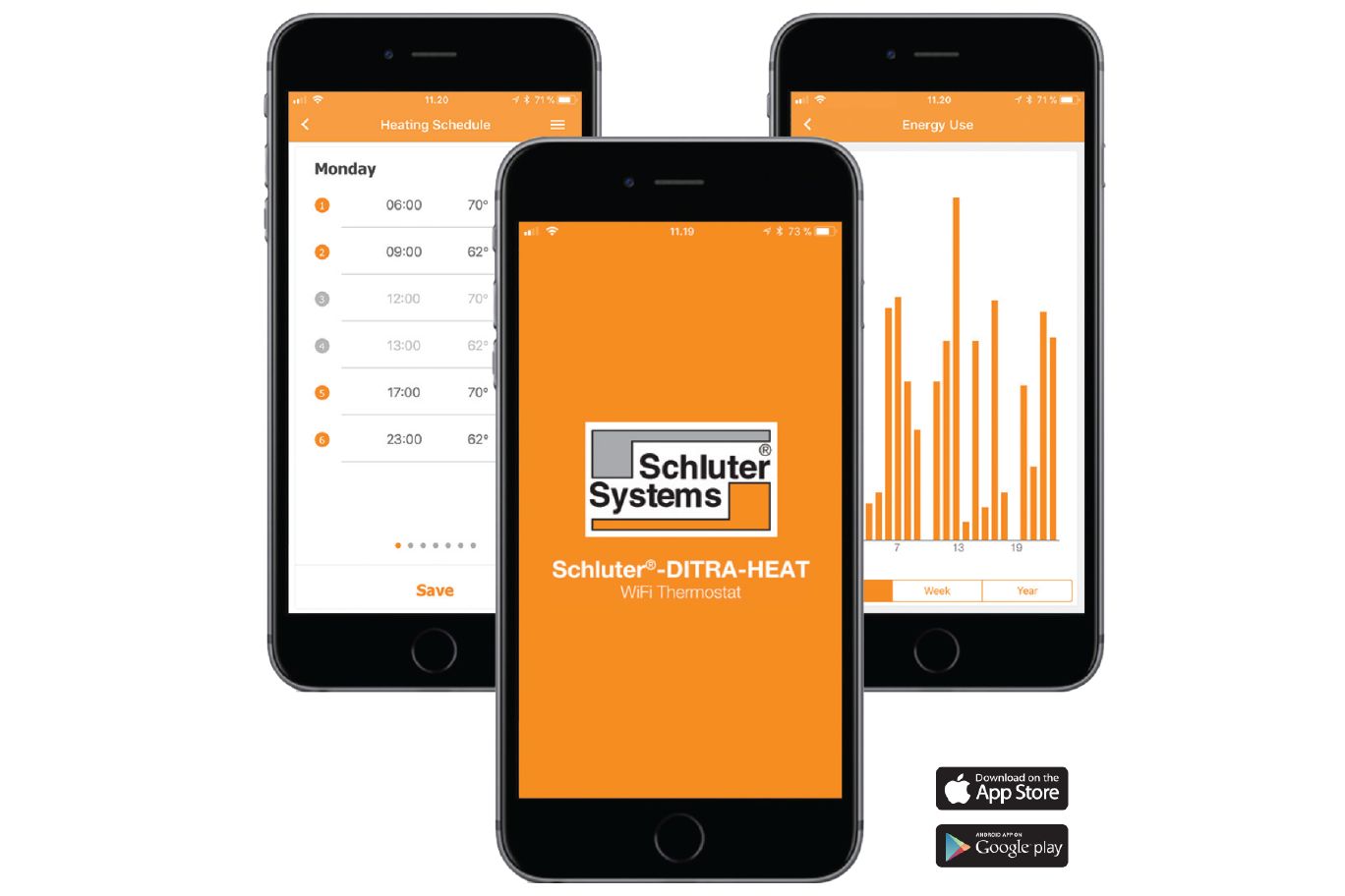 Schluter® DITRA-HEAT-E-WiFi programmable thermostat