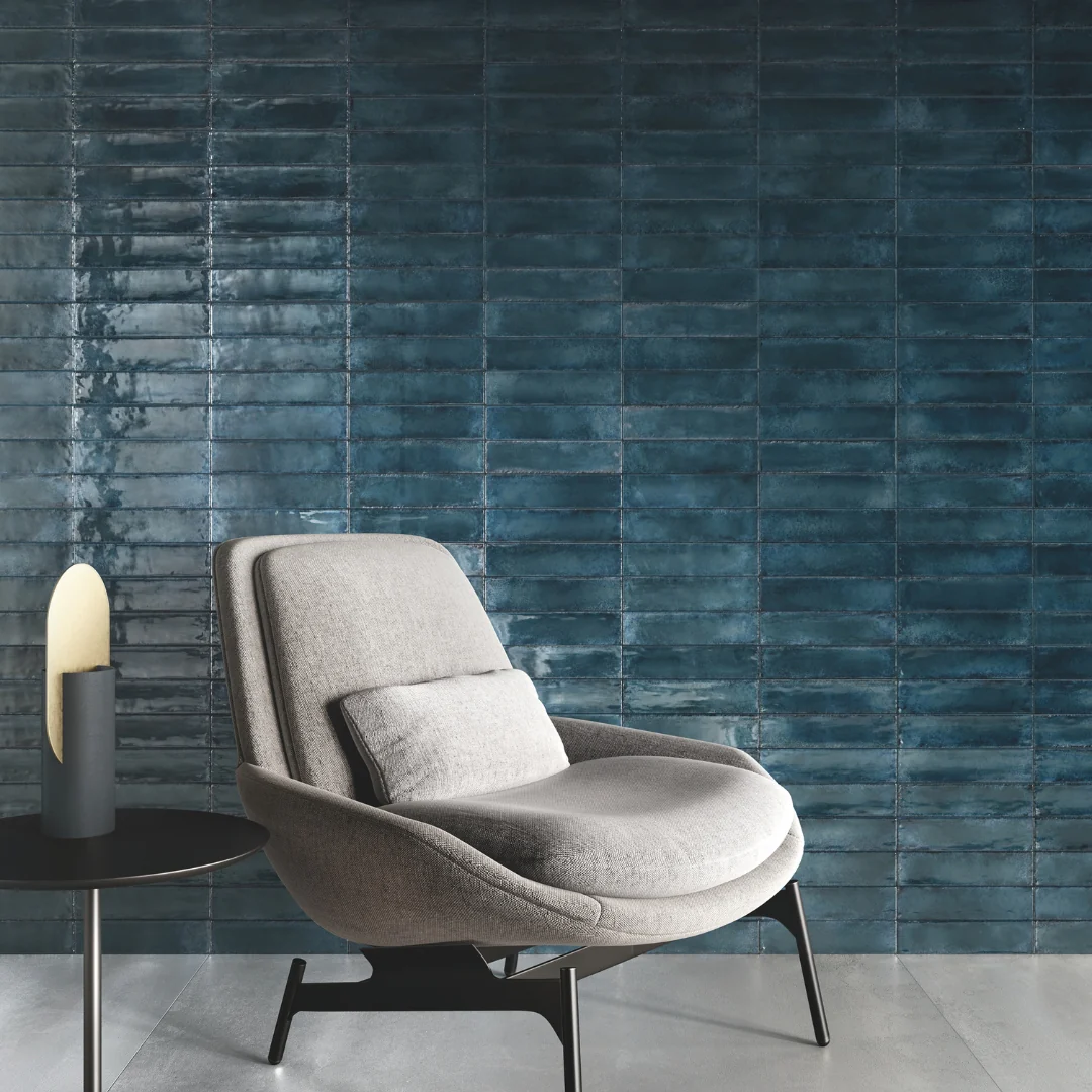 BREAKWATER Ocean 2 x 9 glossy wall tile