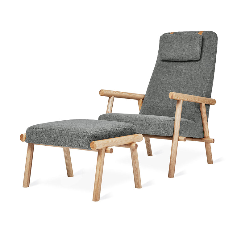 Gus* Modern LABRADOR Auckland Bluff chair & ottoman