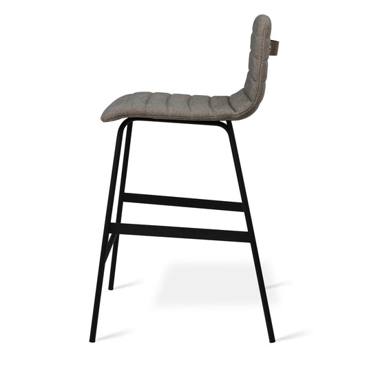 Gus* Modern LECTURE Pixel Truffle upholstered counter stool