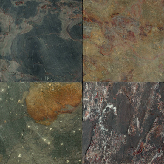 PEACOCK Natural 12 x 12 natural slate floor tile