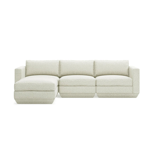 Gus* Modern PODIUM 4PC Sectional | Left - Copenhagen Fossil
