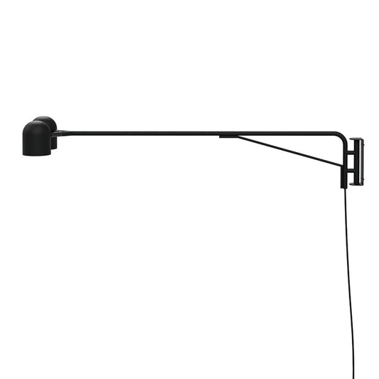 Gus* Modern TANDEM Black swing arm lamp