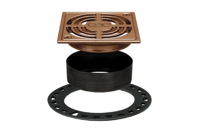 Schluter® CONTOUR Brushed Copper KERDI-DRAIN grate