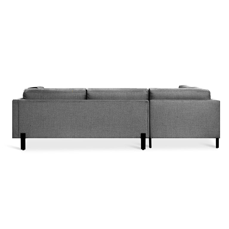 Gus* Modern SILVERLAKE Sectional | Left - Andorra Pewter