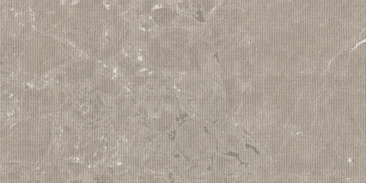 NEEKO Taupe "Decor" 24 x 48 stone effect matte floor / wall tile