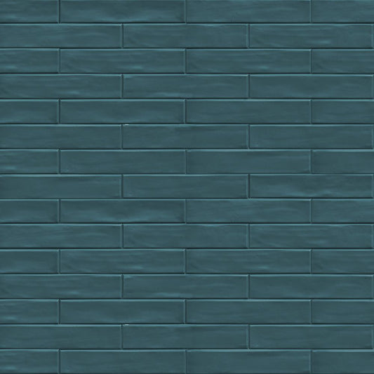 GRACE Petrol 2 x 10 matte wall tile