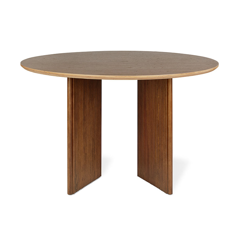 Gus* Modern ATWELL Natural Walnut round dining table
