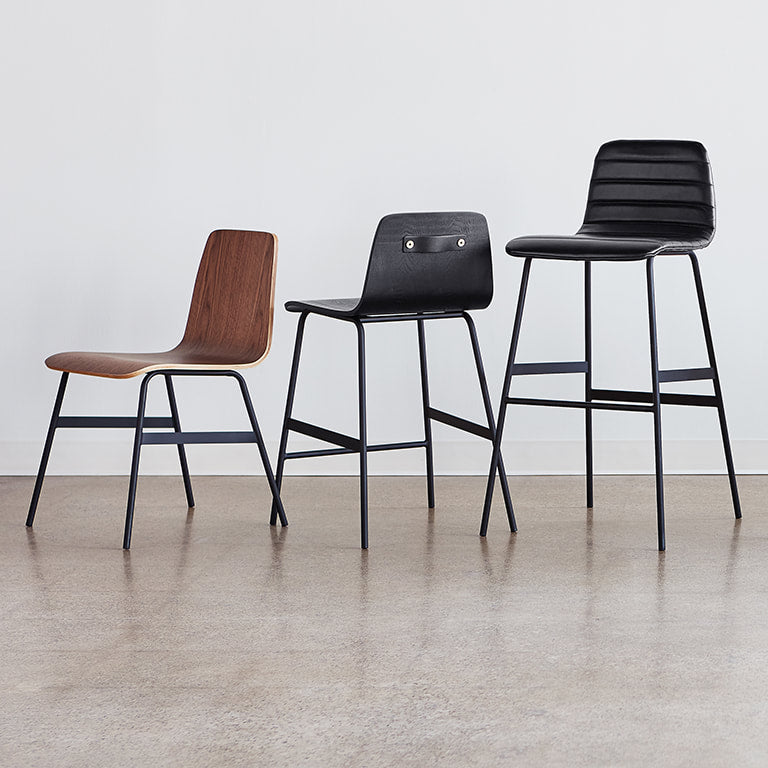Gus* Modern LECTURE Black Ash dining chair