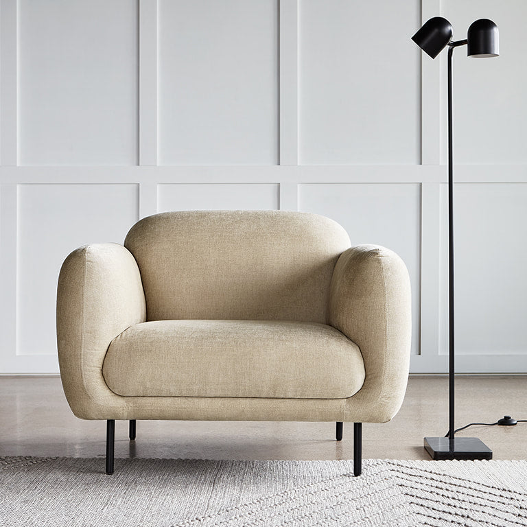 Gus* Modern TANDEM Black floor lamp