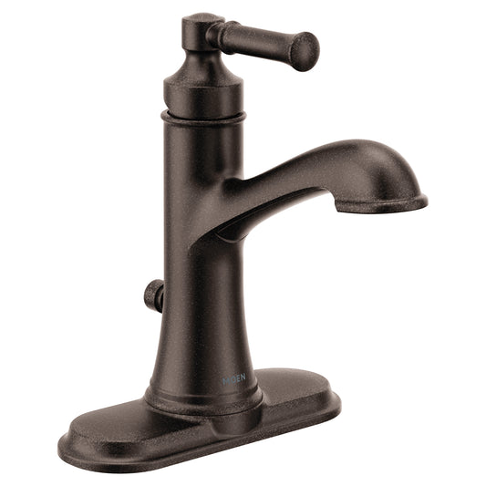 Moen DARTMOOR® Oil Rubbed Bronze single handle vanity faucet