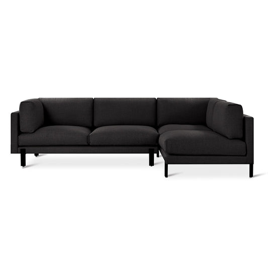 Gus* Modern SILVERLAKE Sectional | Right - Andorra Espresso