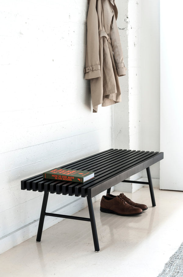 Gus* Modern TRANSIT Black Ash bench